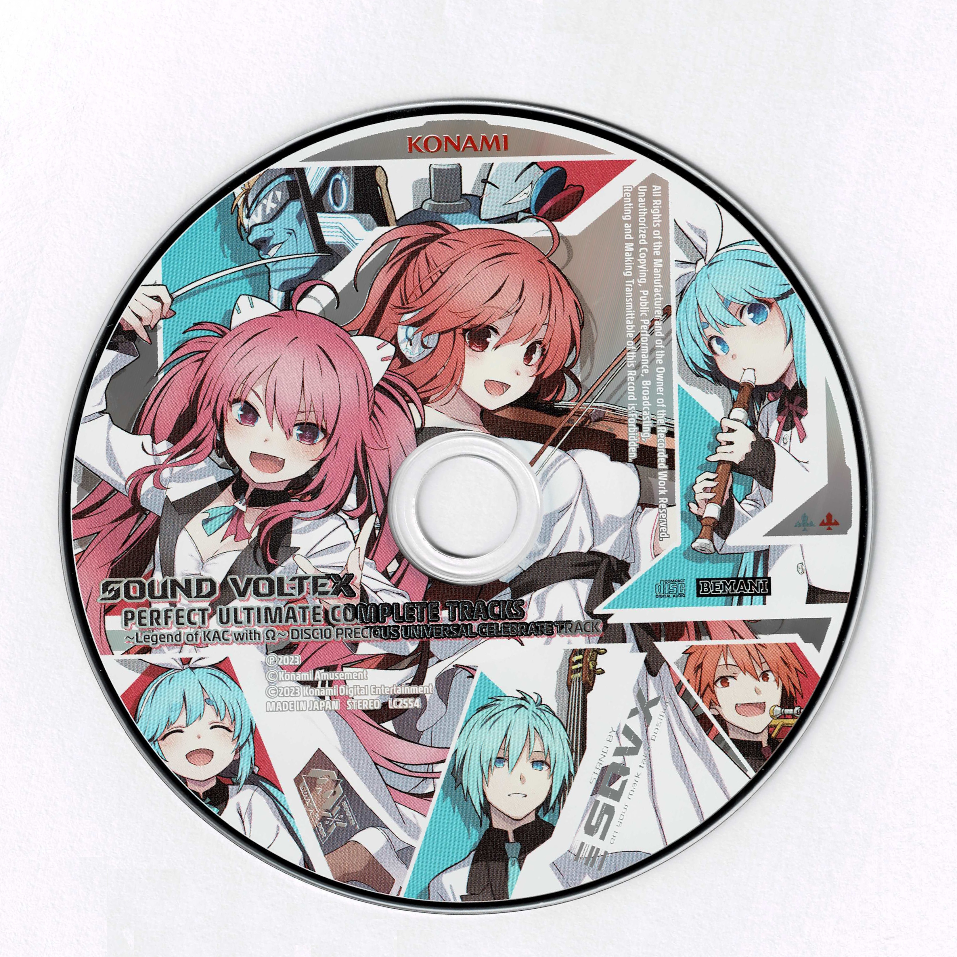 SOUND VOLTEX PERFECT ULTIMATE COMPLETE TRACKS ~Legend of KAC with